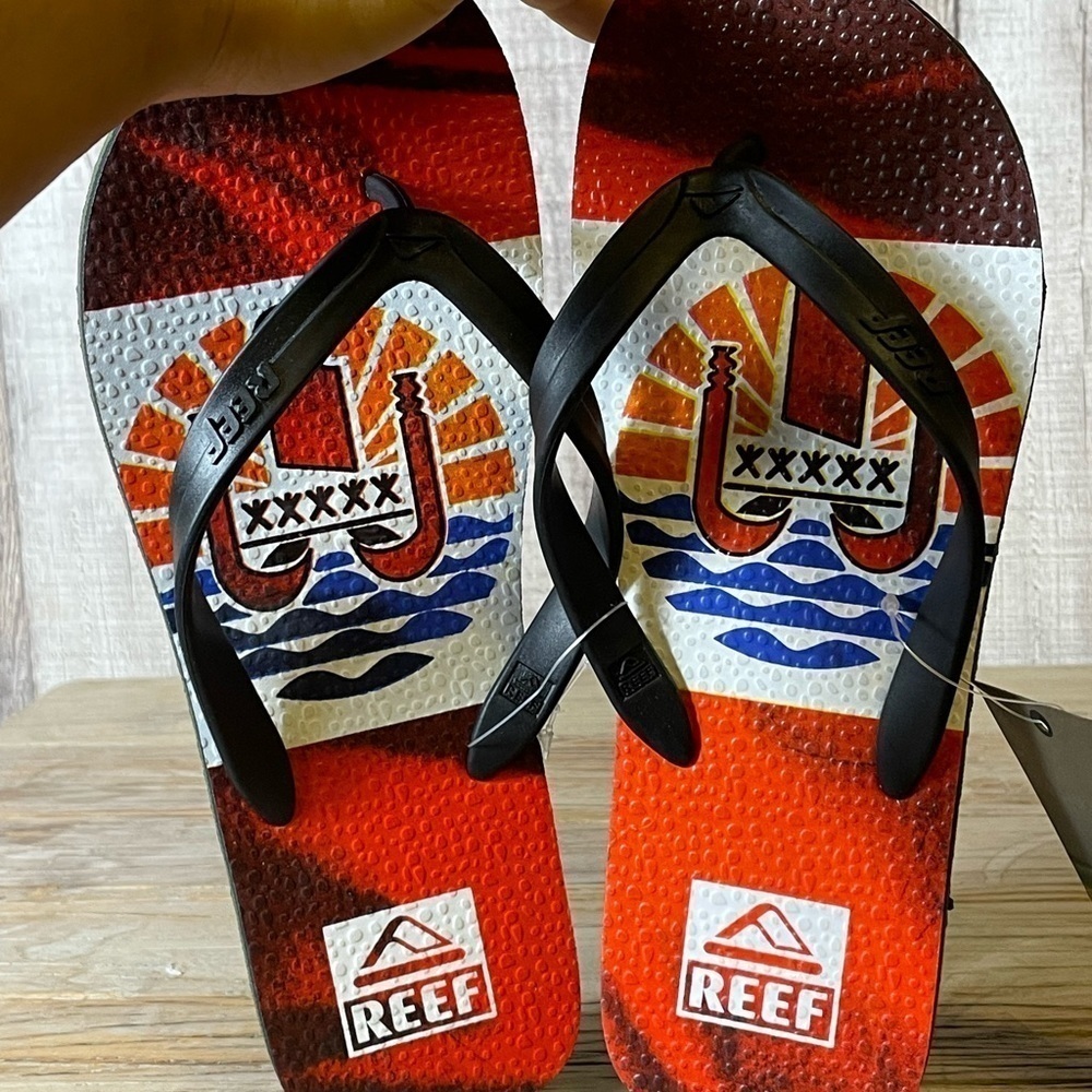 Reef Rubber Flip Flops NWT
